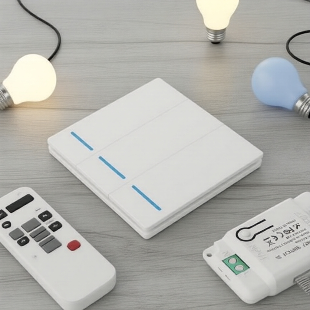 สมาร์ทรีเลย์ WiFi RF433 สวิตช์กุญแจไร้สายติดผนัง สําหรับอุปกรณ์ไฟฟ้าในบ้าน