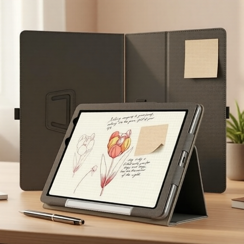 เคสหนัง PU กันกระแทกพร้อมขาตั้ง สําหรับ XP-Pen NotePad 10.9 นิ้ว