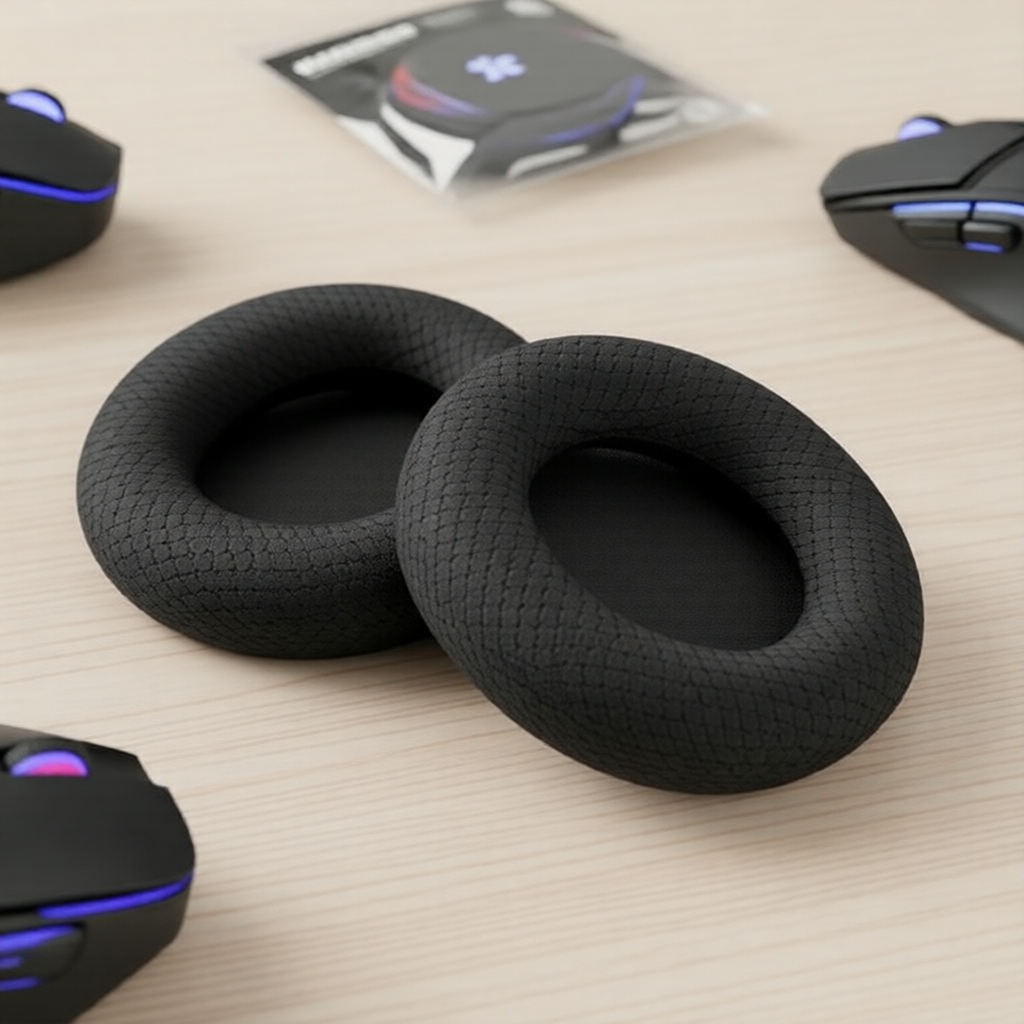  แผ่นรองหูฟังเมมโมรี่โฟมสําหรับเปลี่ยน ใช้กับ SteelSeries Arctis 1 3 5 7 9 Pro