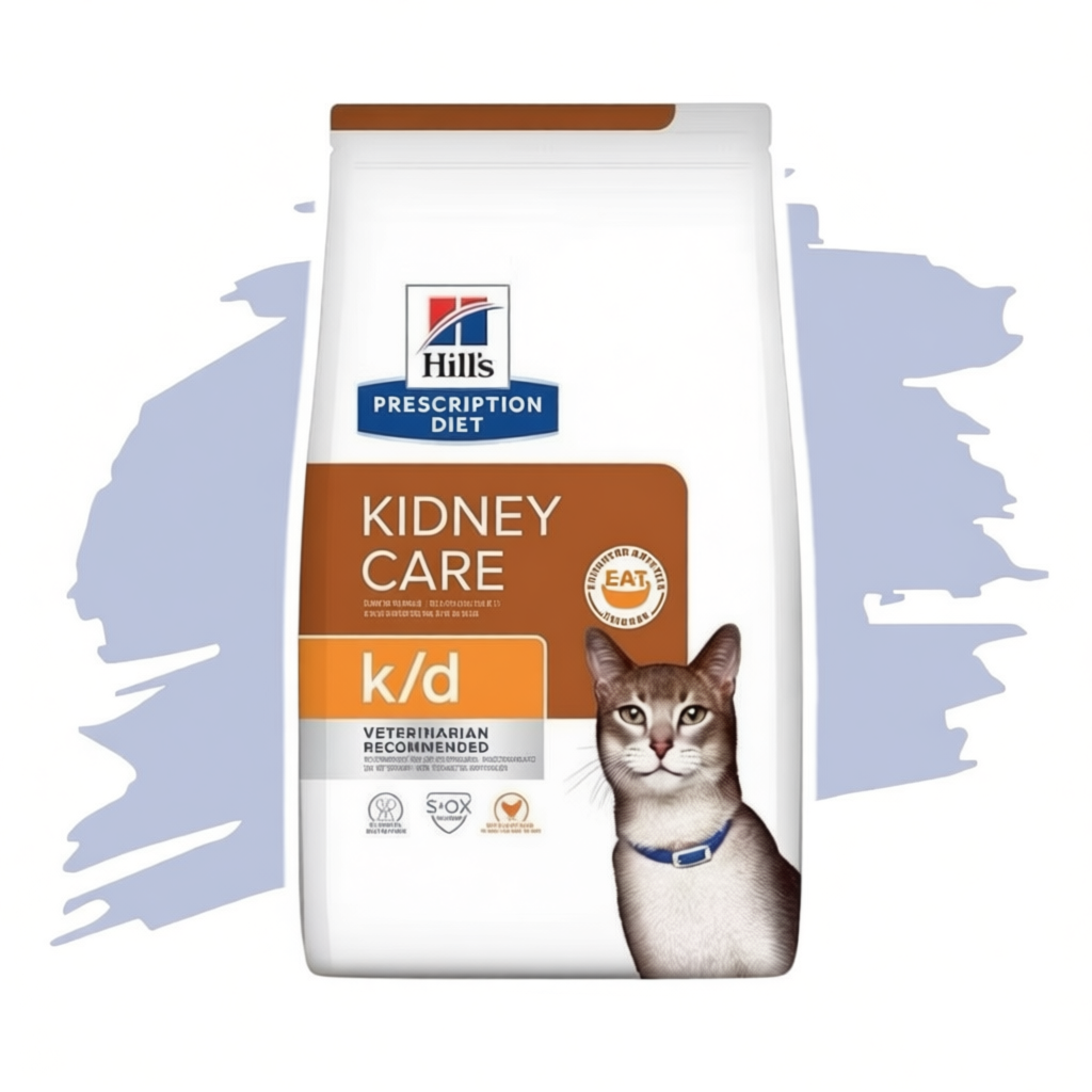 Hill’s k/d cat 3.85 kg อาหารเม็ดแมวรสไก่ สำหรับไตแมว