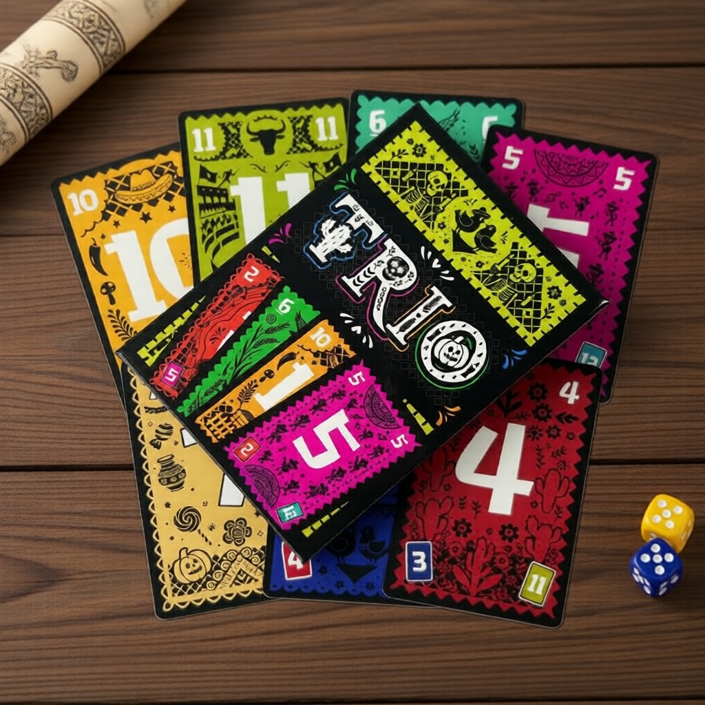 เกมไพ่ TRIO, ปาร์ตี้สุดสนุกสําหรับ 3-6 คน, เหมาะเป็นของขวัญรับปริญญา, ของเล่นโต้ตอบ