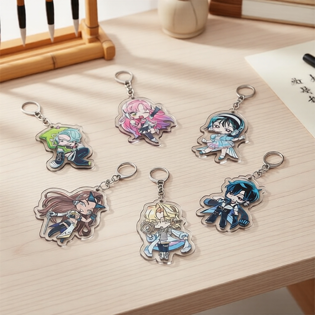 จี้พวงกุญแจอนิเมะ Alien Stage ตัวละคร Chibi – Luka/Ivan/Till/Mizi/Hyuna/Sua – เครื่องประดับสําหรับแฟ