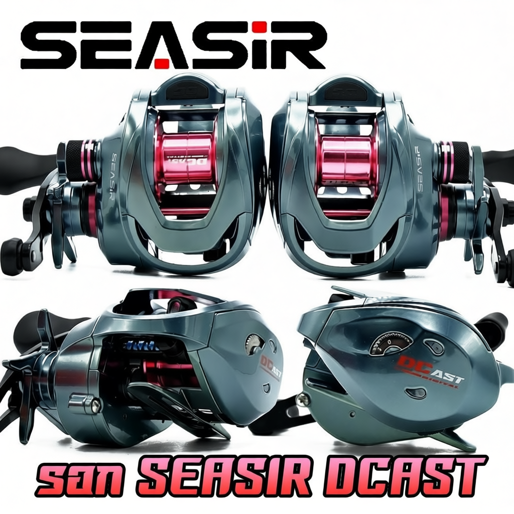 รอกตกปลา SEASIR รุ่น DCAST DC รอบ 7.3:1 มีทั้งหมุนซ้ายและหมุนขวา