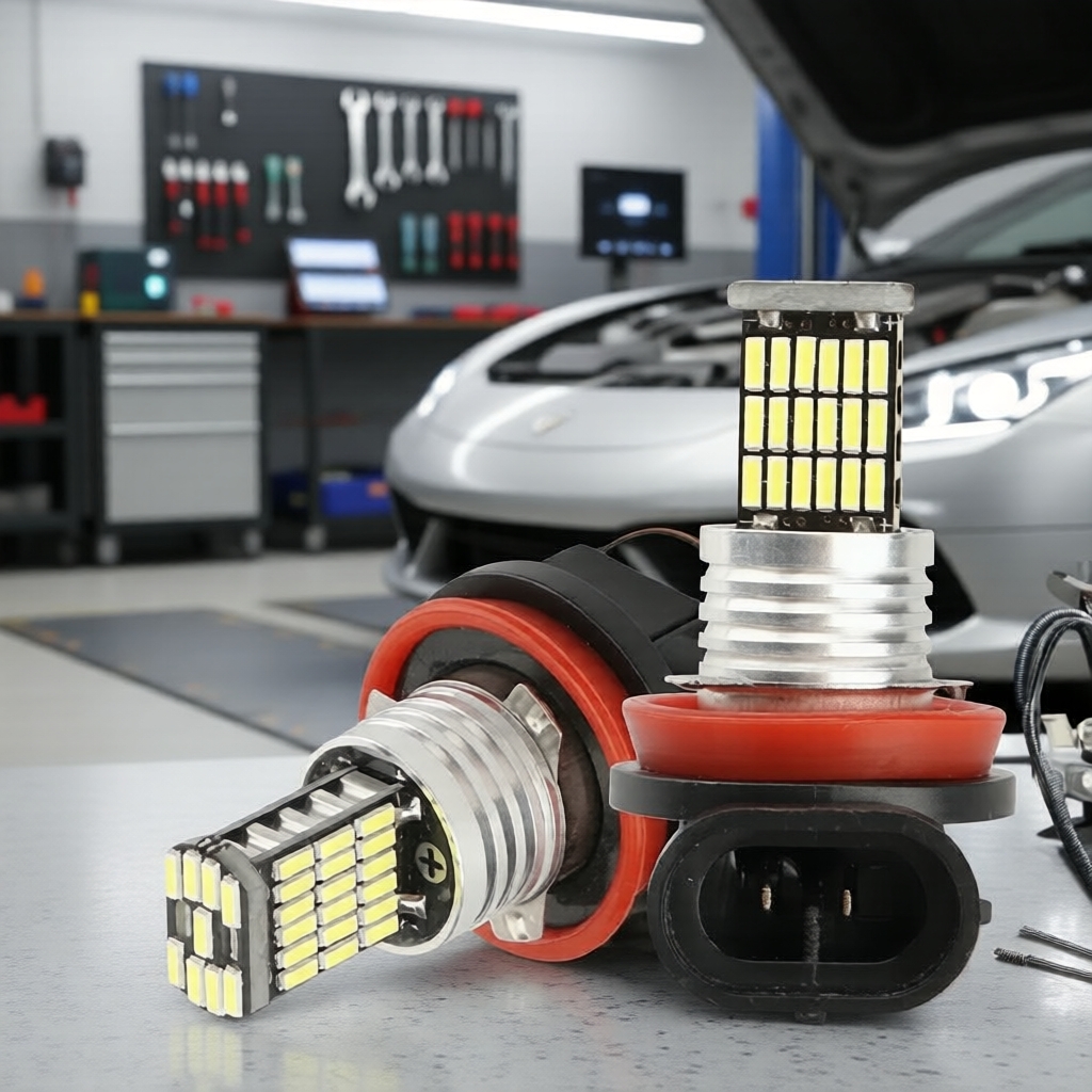 ไฟตัดหมอก LED 9005 9006 จํานวน 2 ชิ้น พร้อมฟังก์ชันไฟเลี้ยว