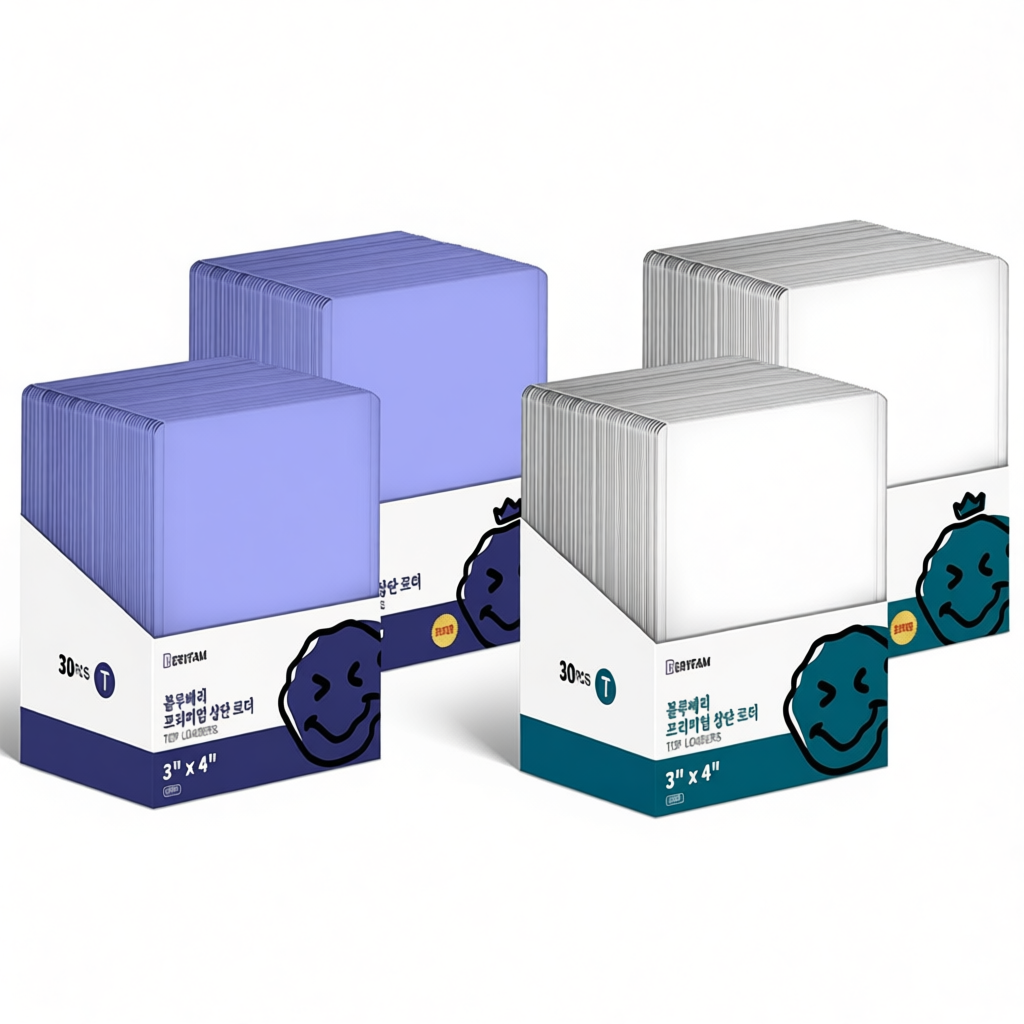 30ชิ้น Blueberry Toploader ใส่การ์ด