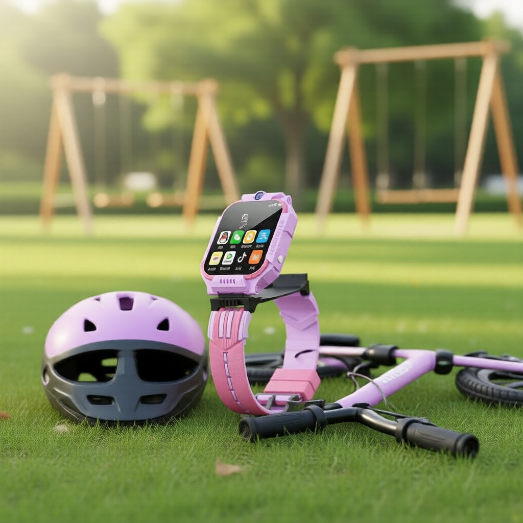 นาฬิกาเด็กกันน้ํา 5G, จอ 1.83 นิ้ว, ใส่ซิมได้, วิดีโอคอลและ SOS, ติดตาม GPS