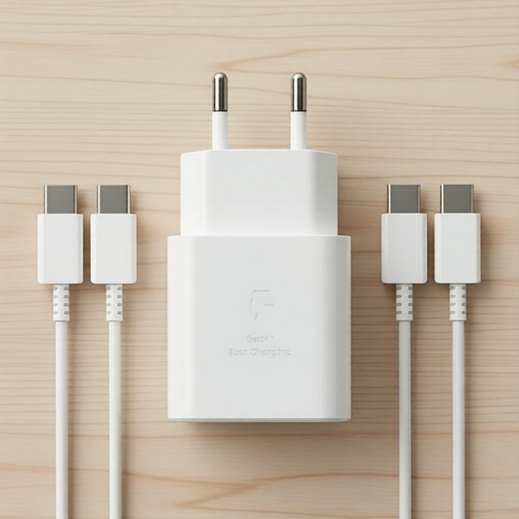 ที่ชาร์จติดผนัง USB-C 25W PD สําหรับ Samsung Galaxy S25 Plus/S24/S23 Ultra