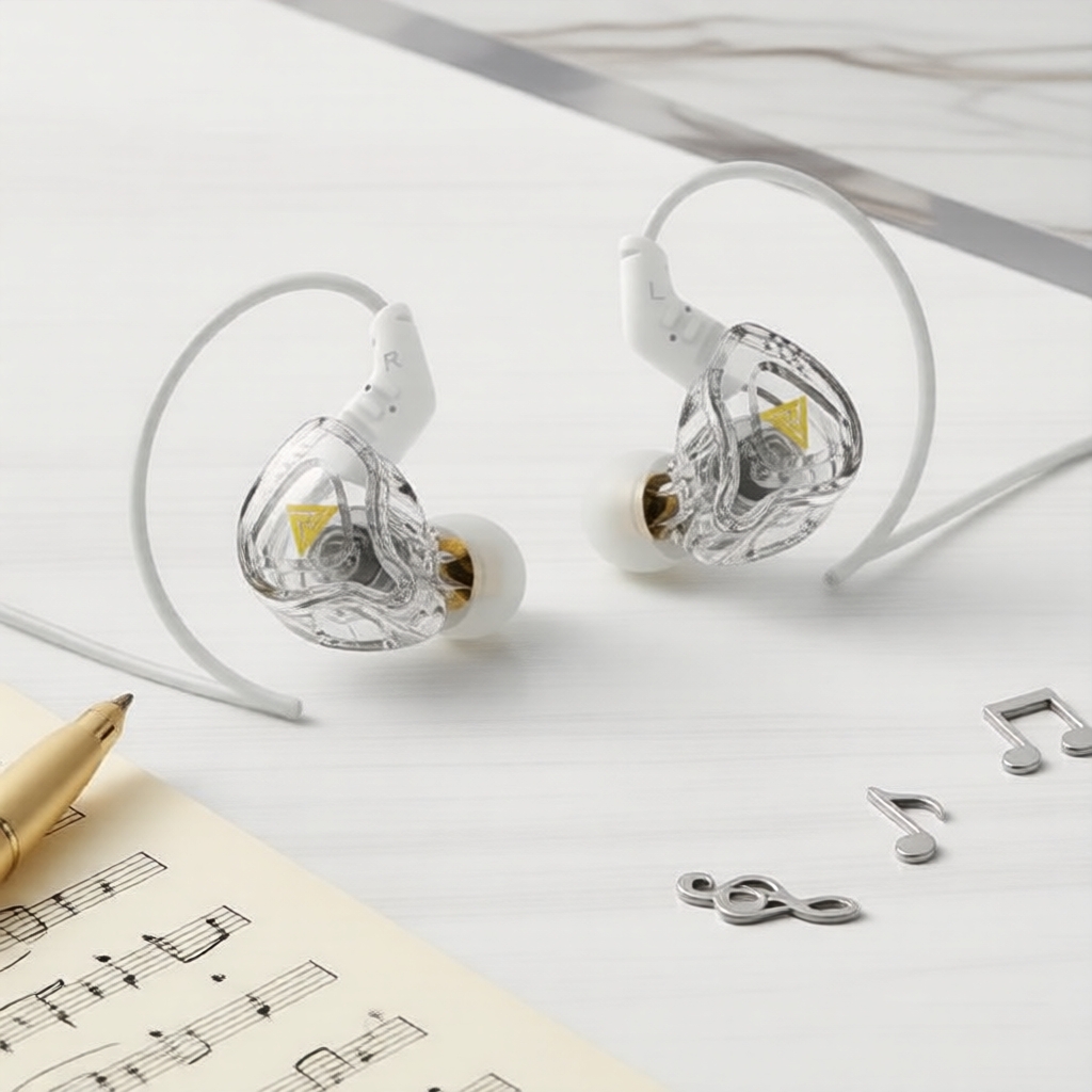 หูฟังอินเอียร์ QKZ AK6 DMX, มีสาย, มีไมโครโฟน, ตัดเสียงรบกวน, เหมาะสําหรับกีฬาและฟังเพลง