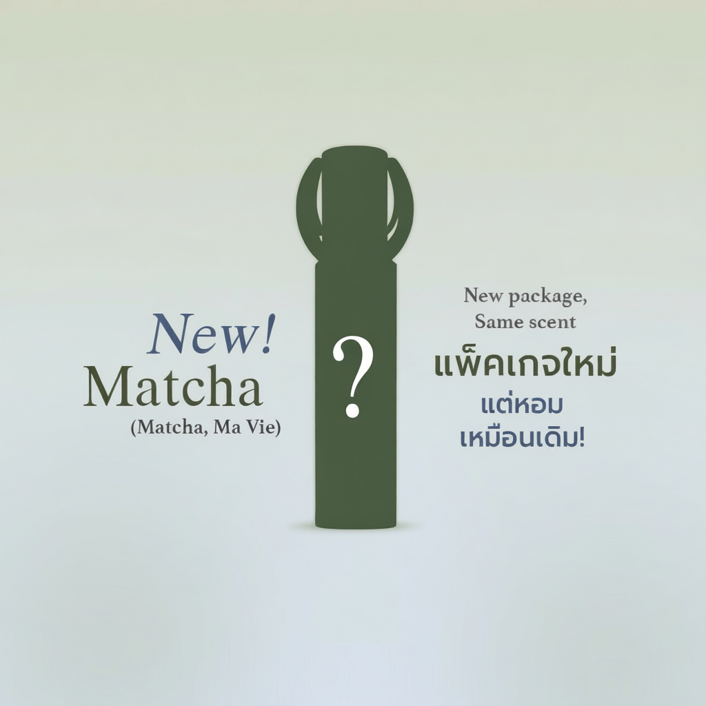 Matcha, Ma Vie 10 ml. น้ำหอมกลิ่นมัทฉะ