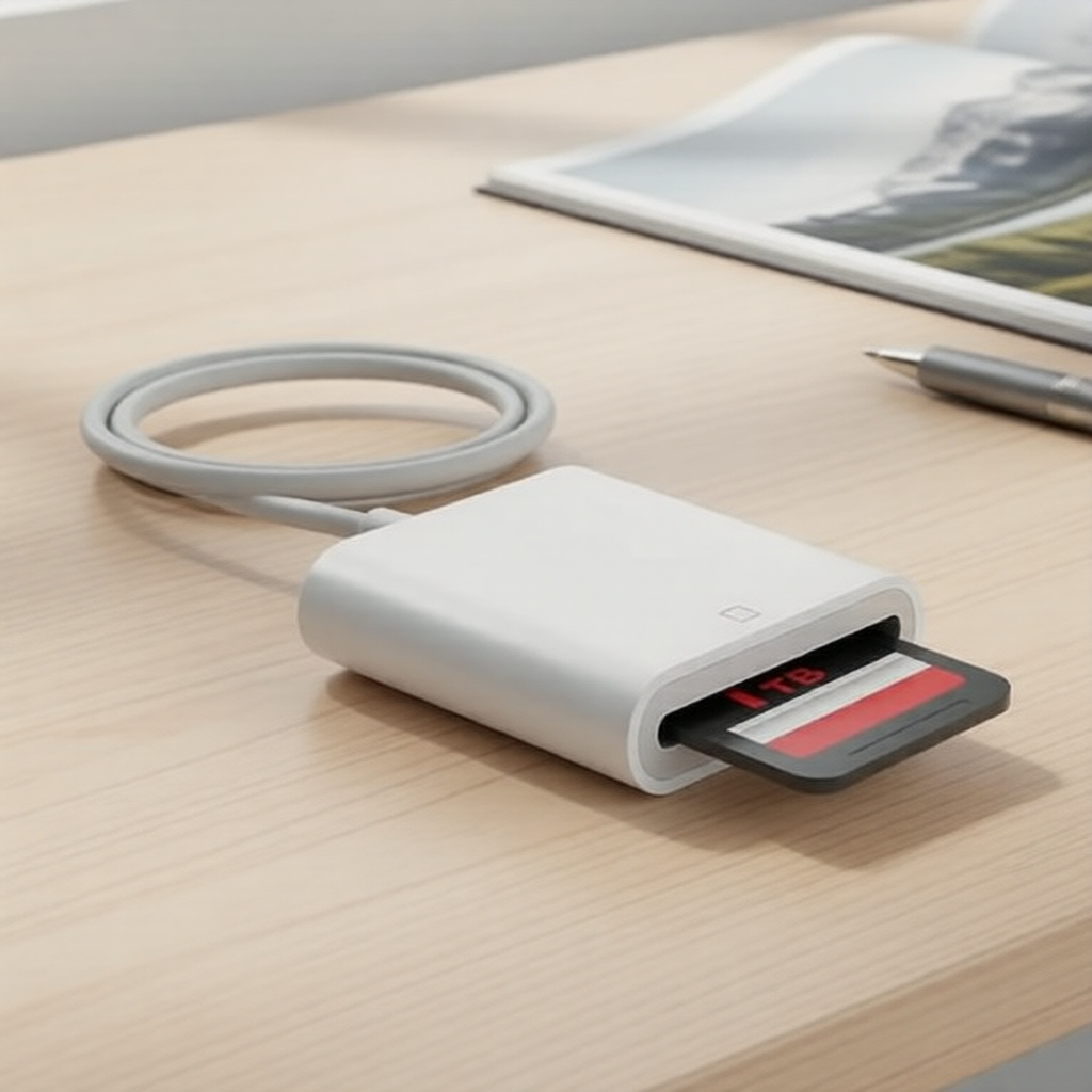 อะแดปเตอร์อ่านการ์ด SD แบบ OTG สําหรับ iPhone 14/13/12/11 Pro Max, ตัวอ่านเมมโมรี่กล้องโทรศัพท์