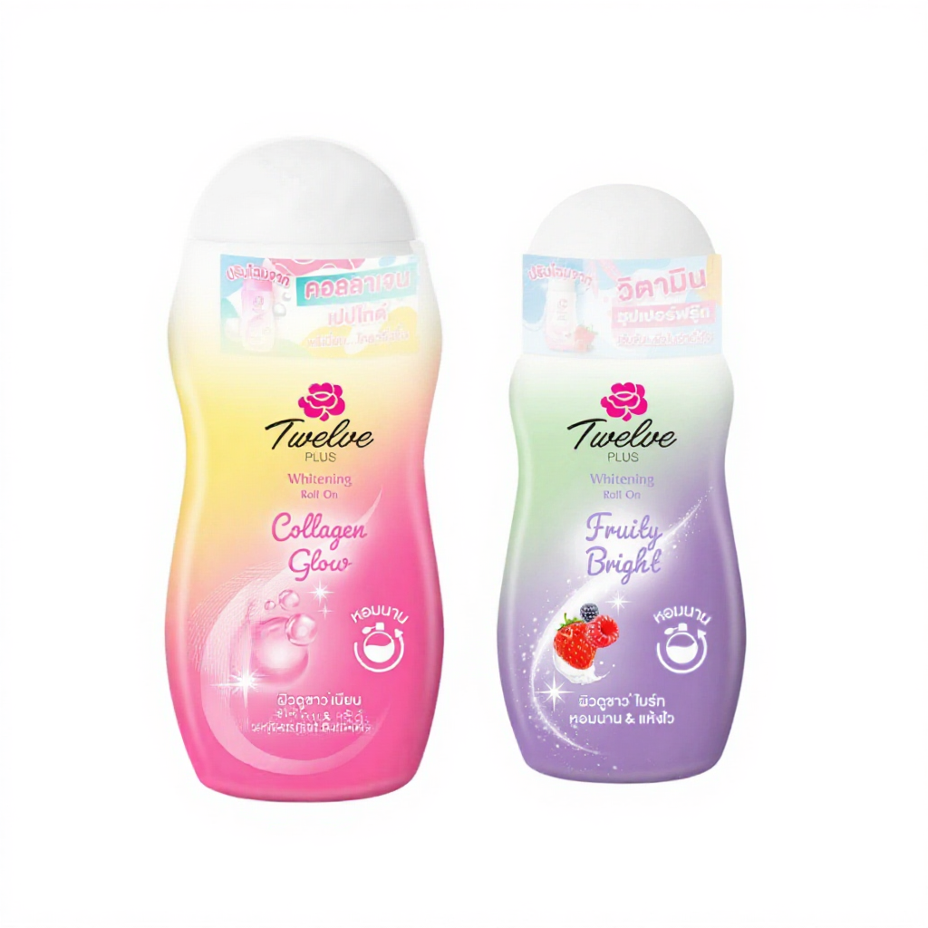 Twelve Plus ไวท์เทนนิ่งโรลออน 32.5 มล x 2 ขวด