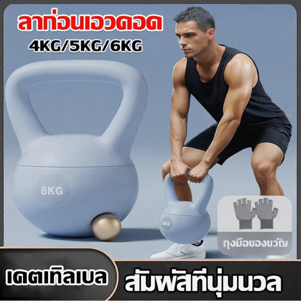 เคตเทิลเบล KETTLEBELL 4-6kg