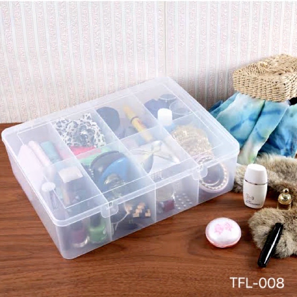 กล่องแบ่งช่อง 8 ช่อง รุ่น TFL-008 ขนาด 28 x 35 x 10 cm