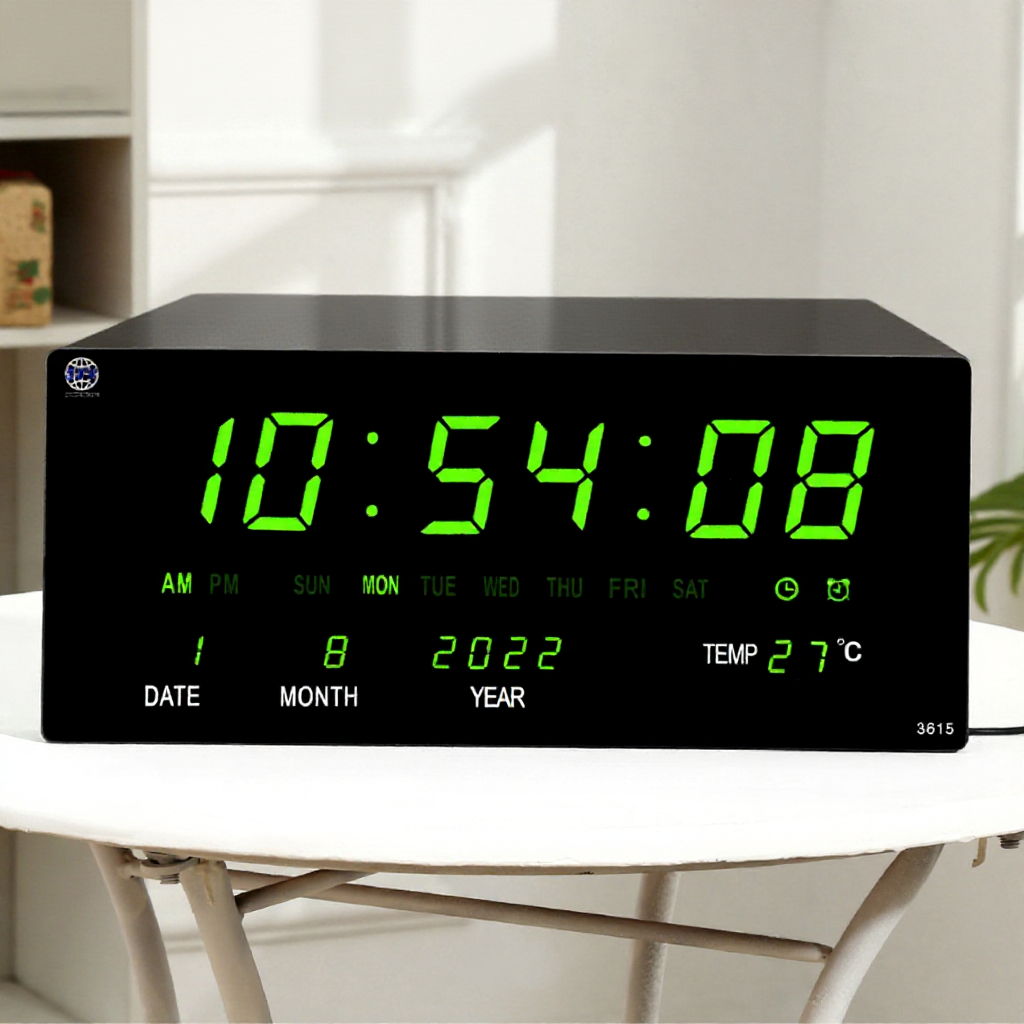 นาฬิกาดิจิตอลLEDแขวนพนัง รุ่น JH-3615