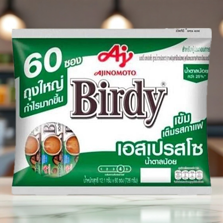 กาแฟเบอร์ดี้ 3 อิน 1 60 ซอง