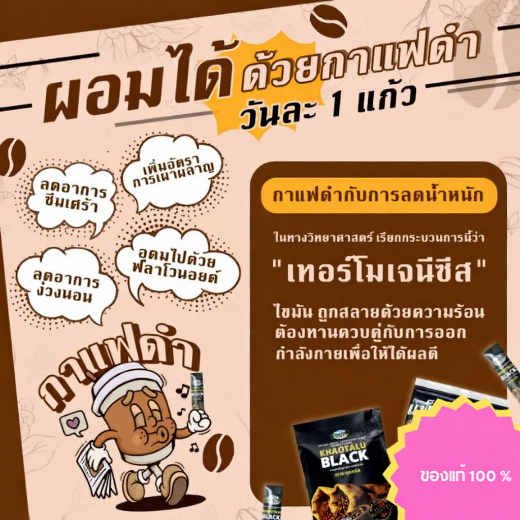 กาแฟปรุงสำเร็จรูป 3in1 ตราคอฟฟี่ฟาร์ม