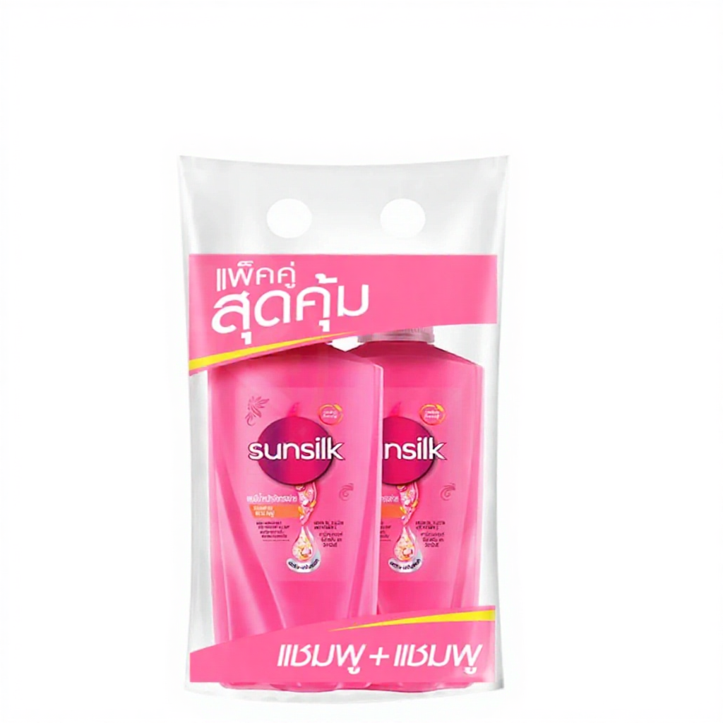 Sunsilk แชมพูและครีมนวด   325 มล. x 2 ขวด