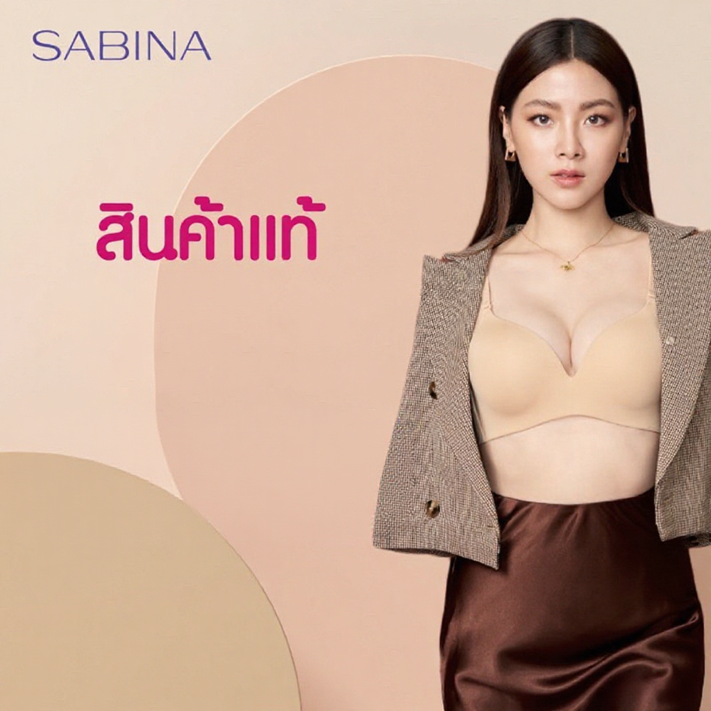SABINA เสื้อชั้นในไร้โครง ฟองบาง ไร้ตะเข็บ  SBXU 8201 / 8201-1