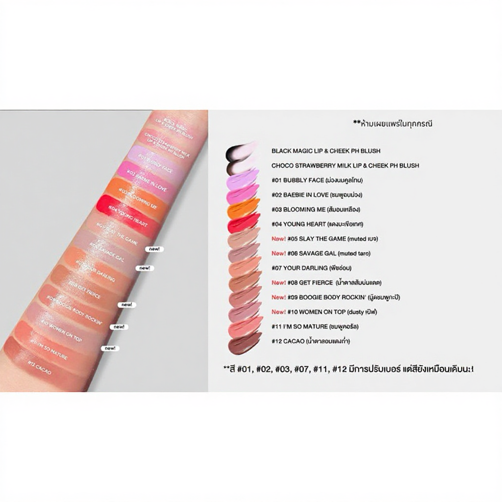 LA GLACE BLUSH แบบฝุ่น,ครีม