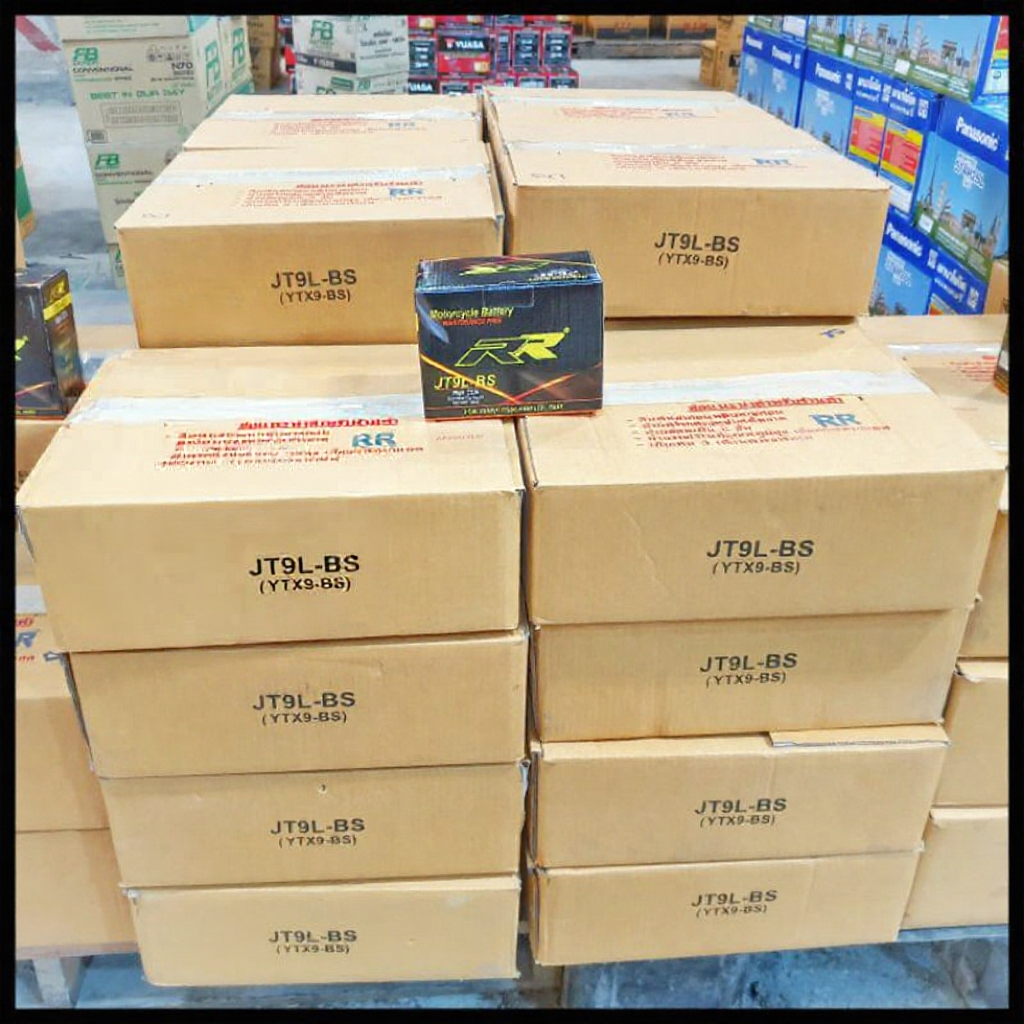 แบตเตอรี่มอเตอร์ไซค์ RR รุ่น JT9L-BS