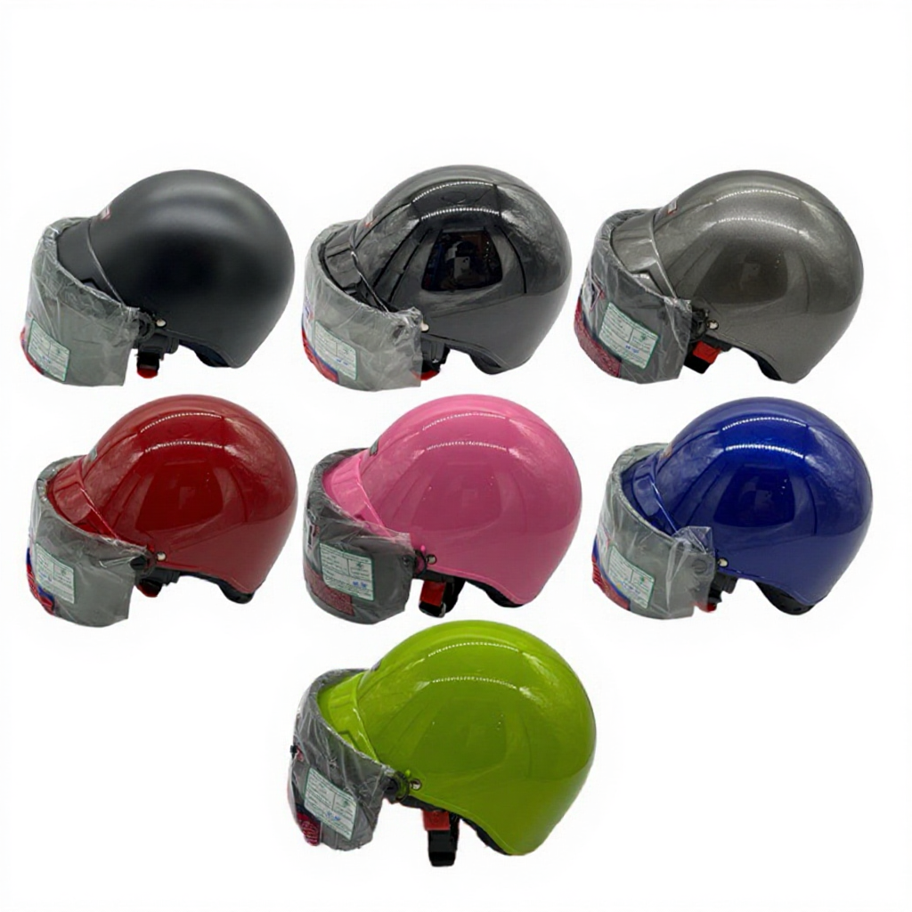 หมวกกันน็อคครึ่งใบ ยี่ห้อ SPACE CROWN