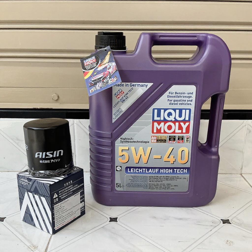 น้ำมันเครื่อง LIQUI MOLY 5W-40 สำหรับเครื่องยนต์เบนซินและดีเซล