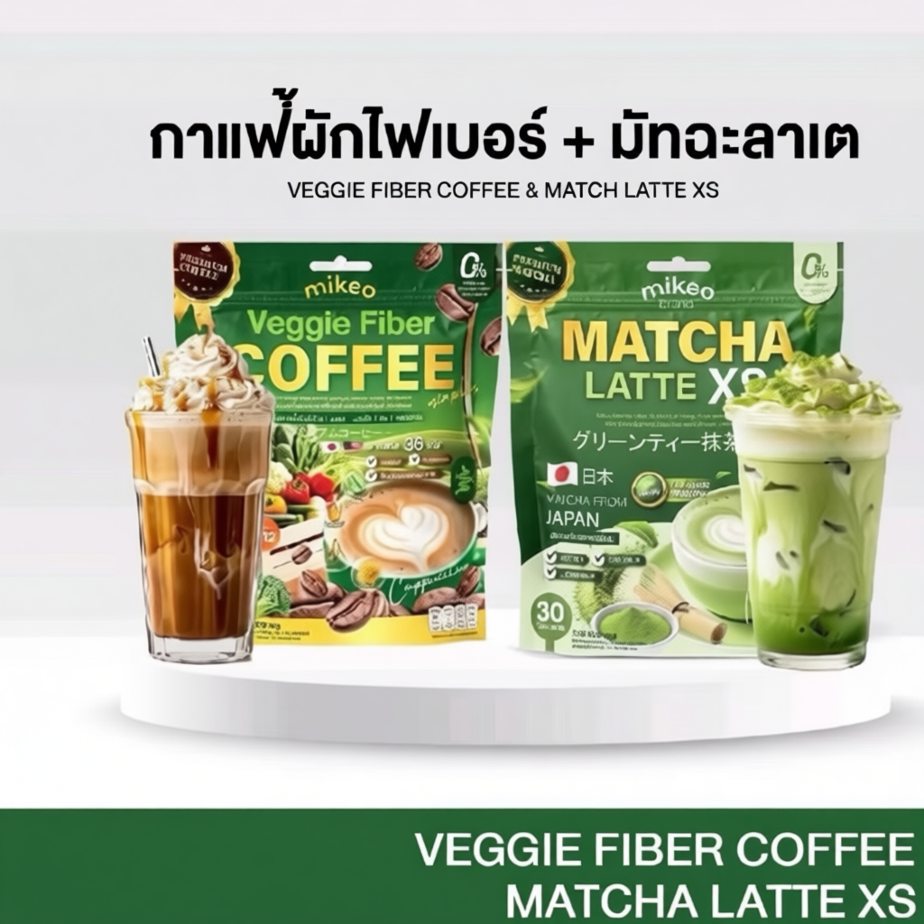 Mikeo Coffee กาแฟผักเพื่อสุขภาพ อร่อยเข้มข้น