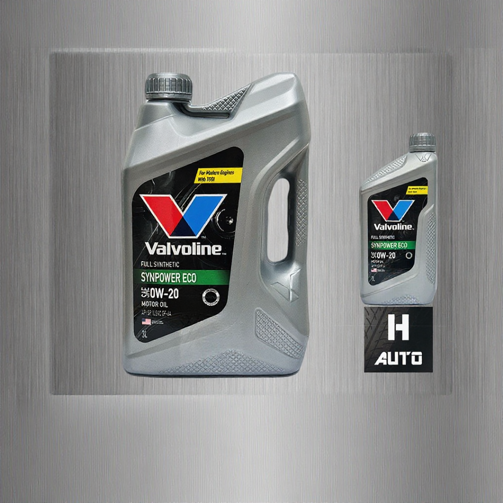 น้ำมันเครื่องยนต์เบนซิน สังเคราะห์แท้ 0W-20 Valvoline 3และ1ลิตร