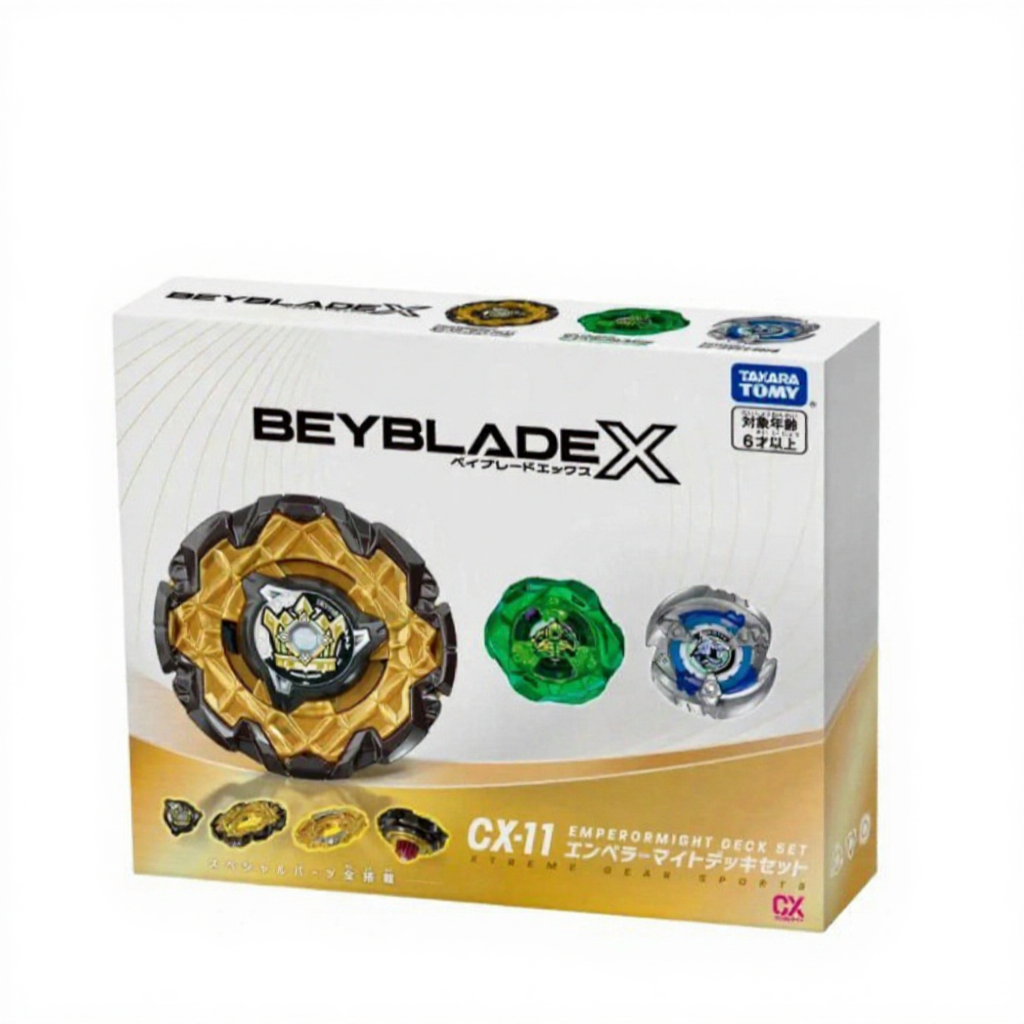 Beyblade X CX-11 Emperor Might DECK SET