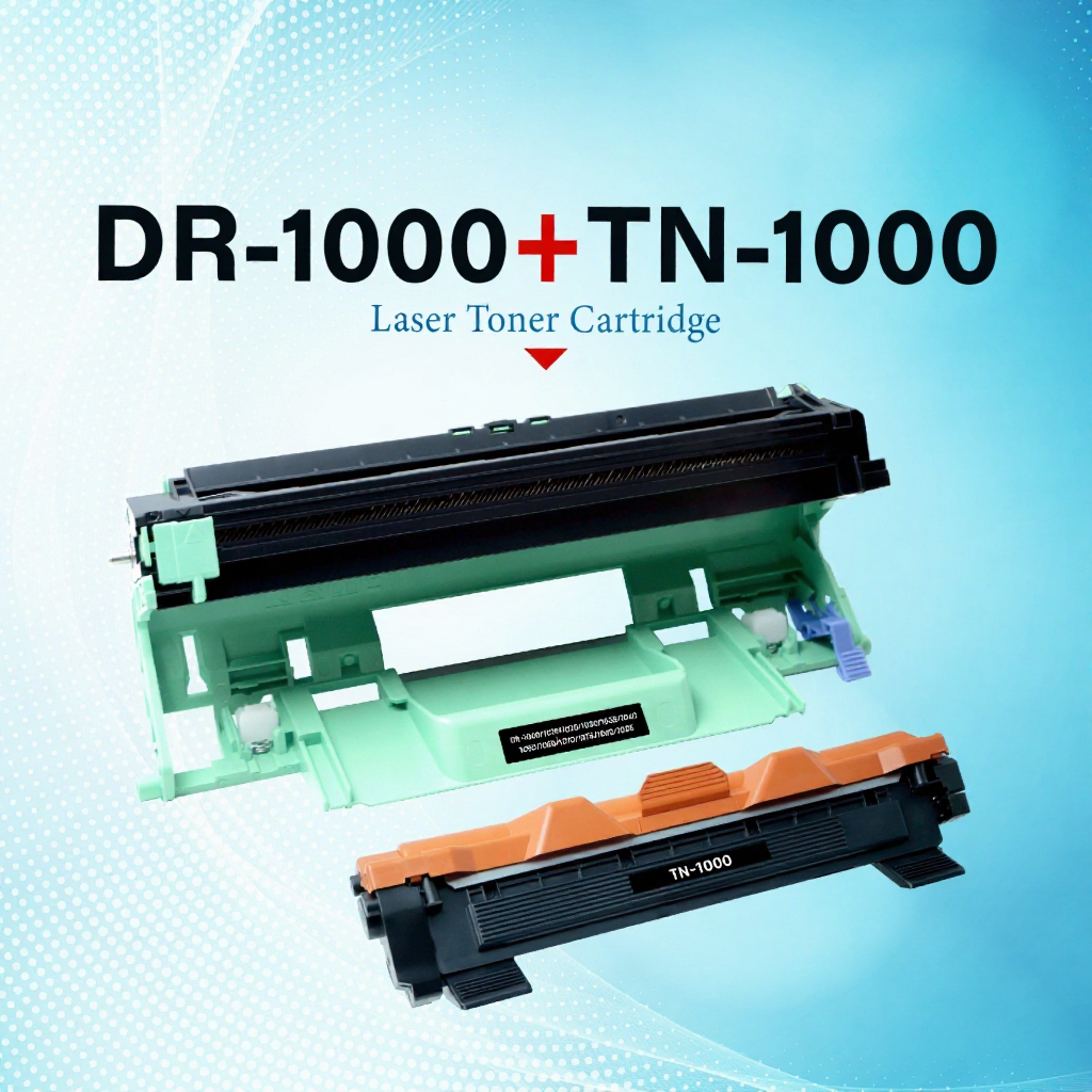 ตลับหมึกเลเซอร์ Brother TN1000 และ DR1000
