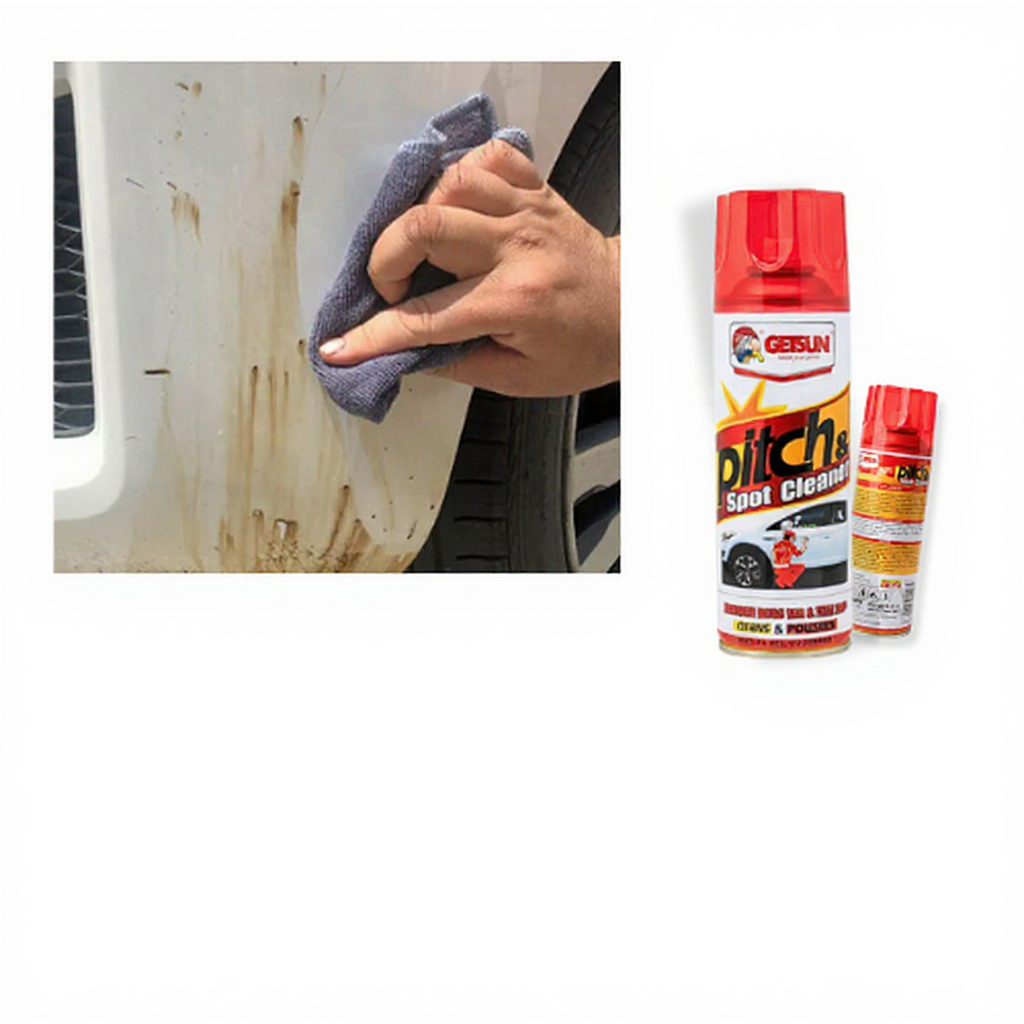 GETSUN Pitch & Spot Cleaner RED(2057) เก็ทซันล้างยางมะตอย ขนาด 450ml.