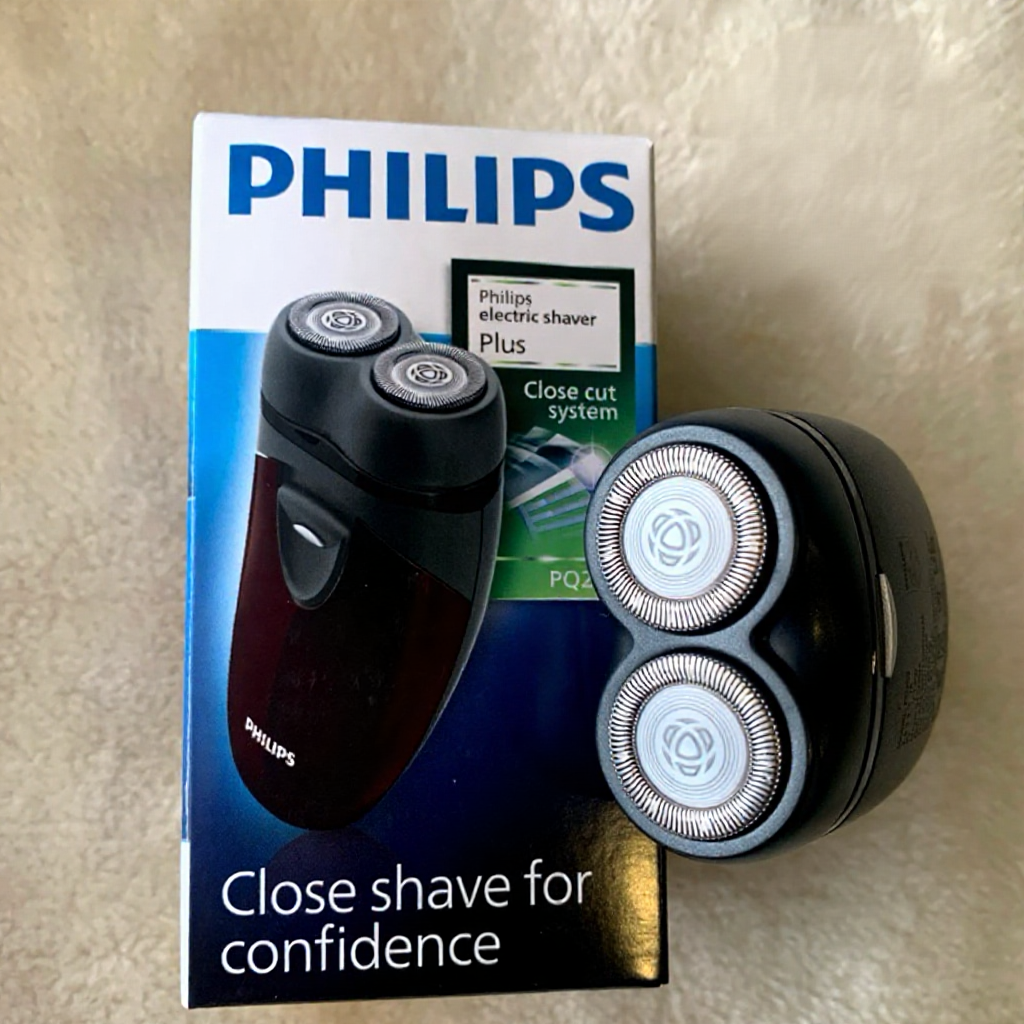 เครื่องโกนหนวด PQ206/18 แบบใส่ถ่านAA ของแท้100% รับประกันศูนย์ฟิลิปส์ 2ปี