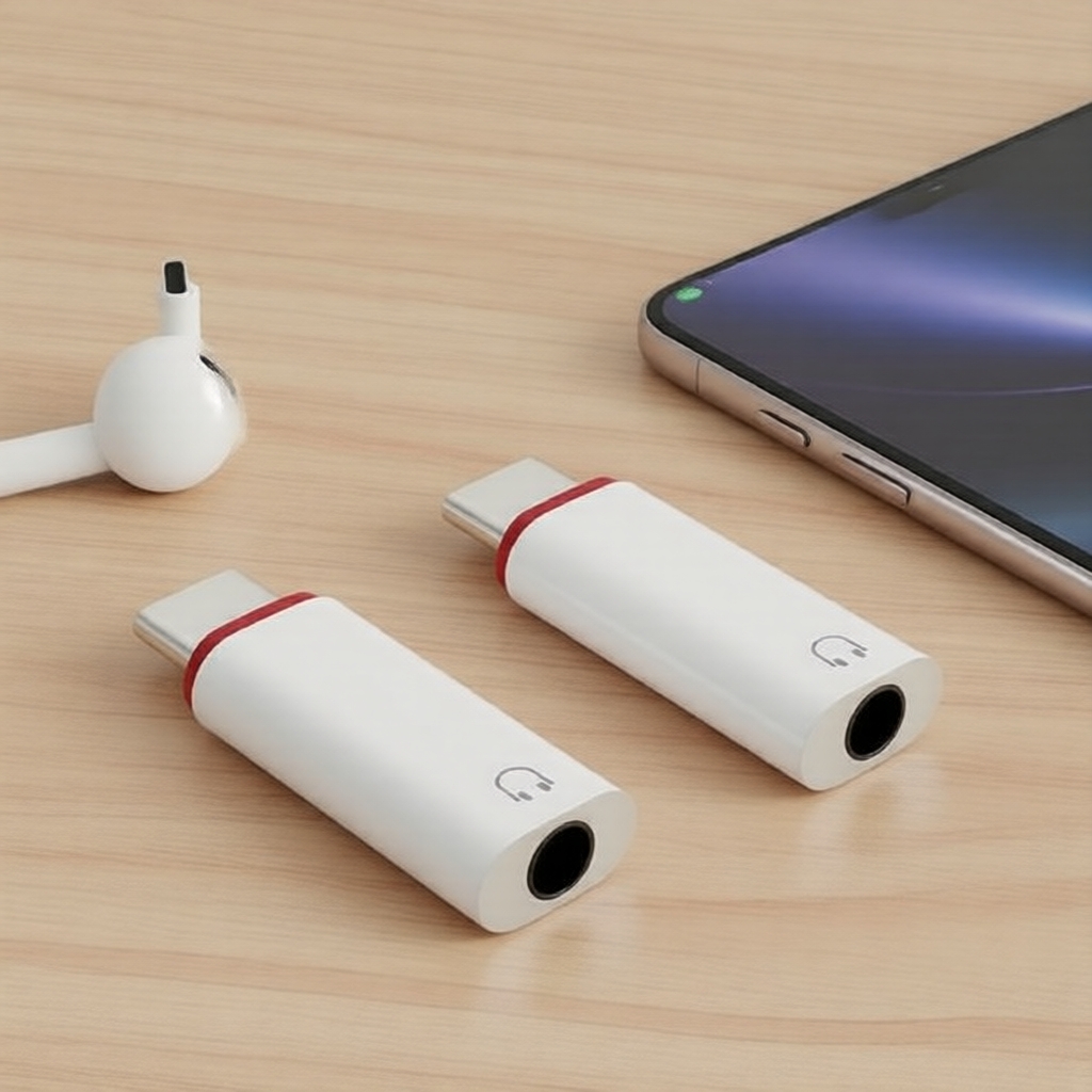 ตัวแปลง USB-C เป็นช่องหูฟัง 3.5 มม. พร้อม DAC สําหรับ iPhone 15/16 Pro, Samsung S24