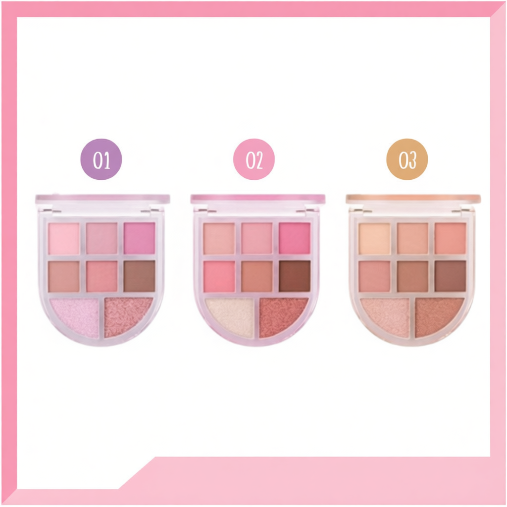 OD2023 odbo Romance Mood Eye Palette โรแมนซ์ มู้ด อาย พาเลท