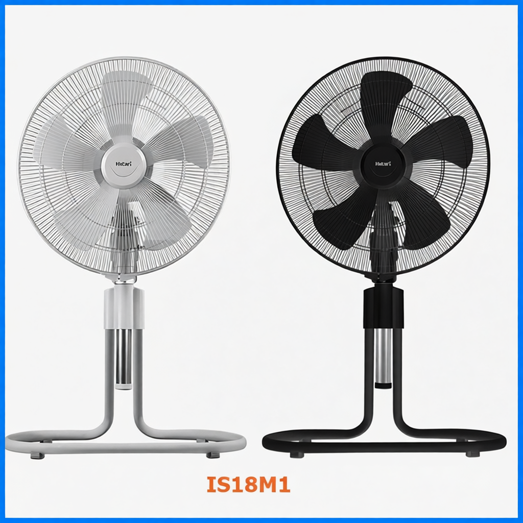 HATARI พัดลมอุตสาหกรรม 18” ปรับระดับ รุ่น IS18M1