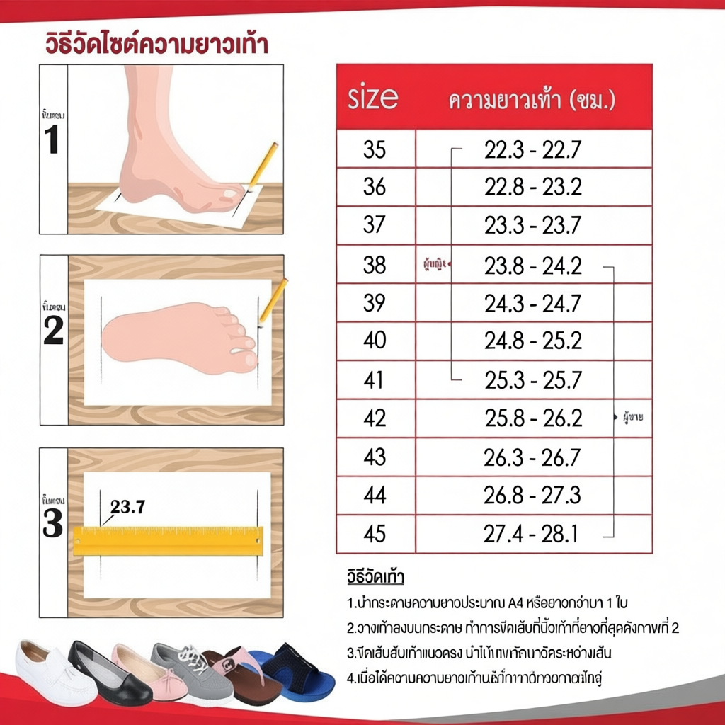 รองเท้าแตะแบบสวม Aerosoft  รุ่น MA4141