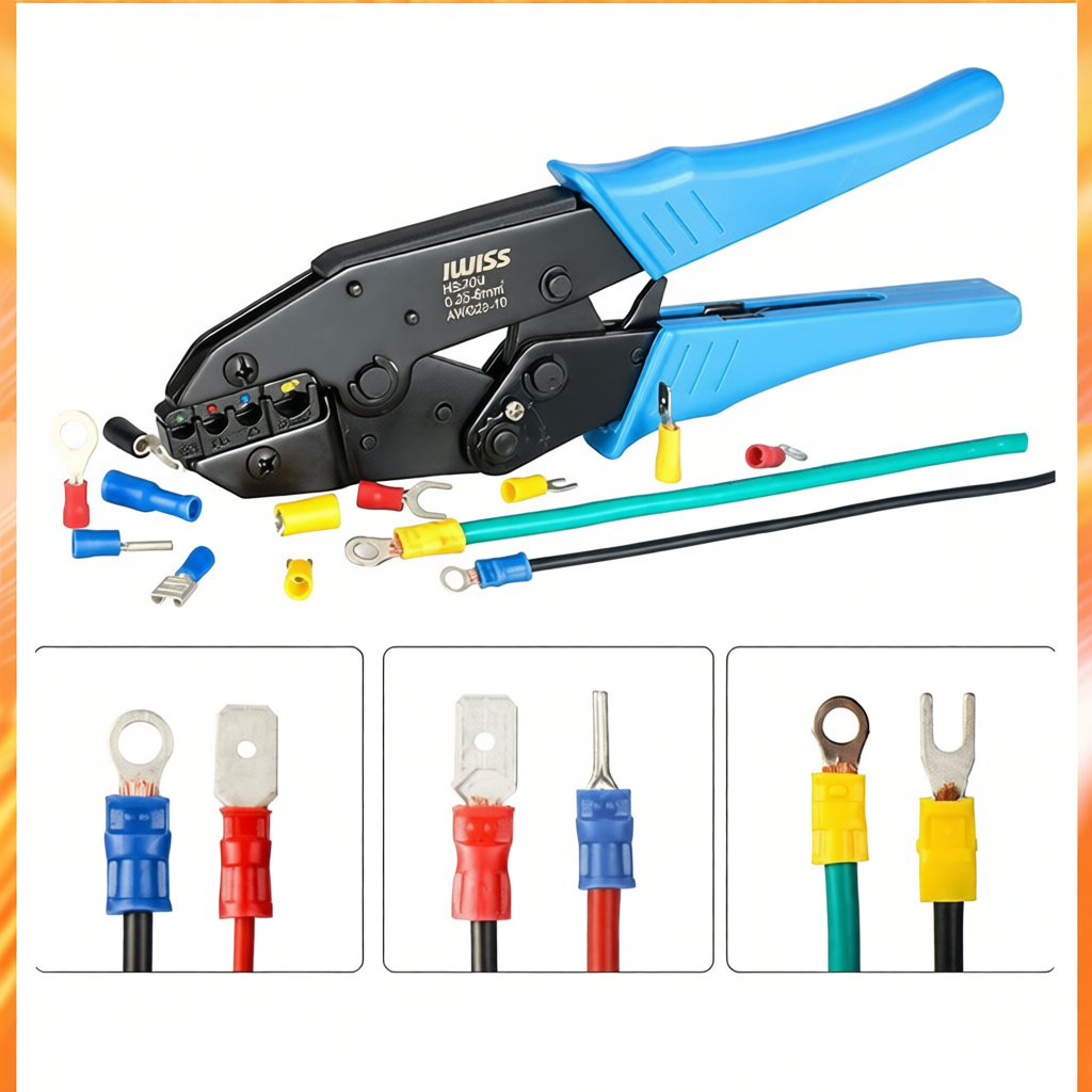 คีมย้ำหางปลา MC4  ข้อต่อสายโซล่าเซลล์