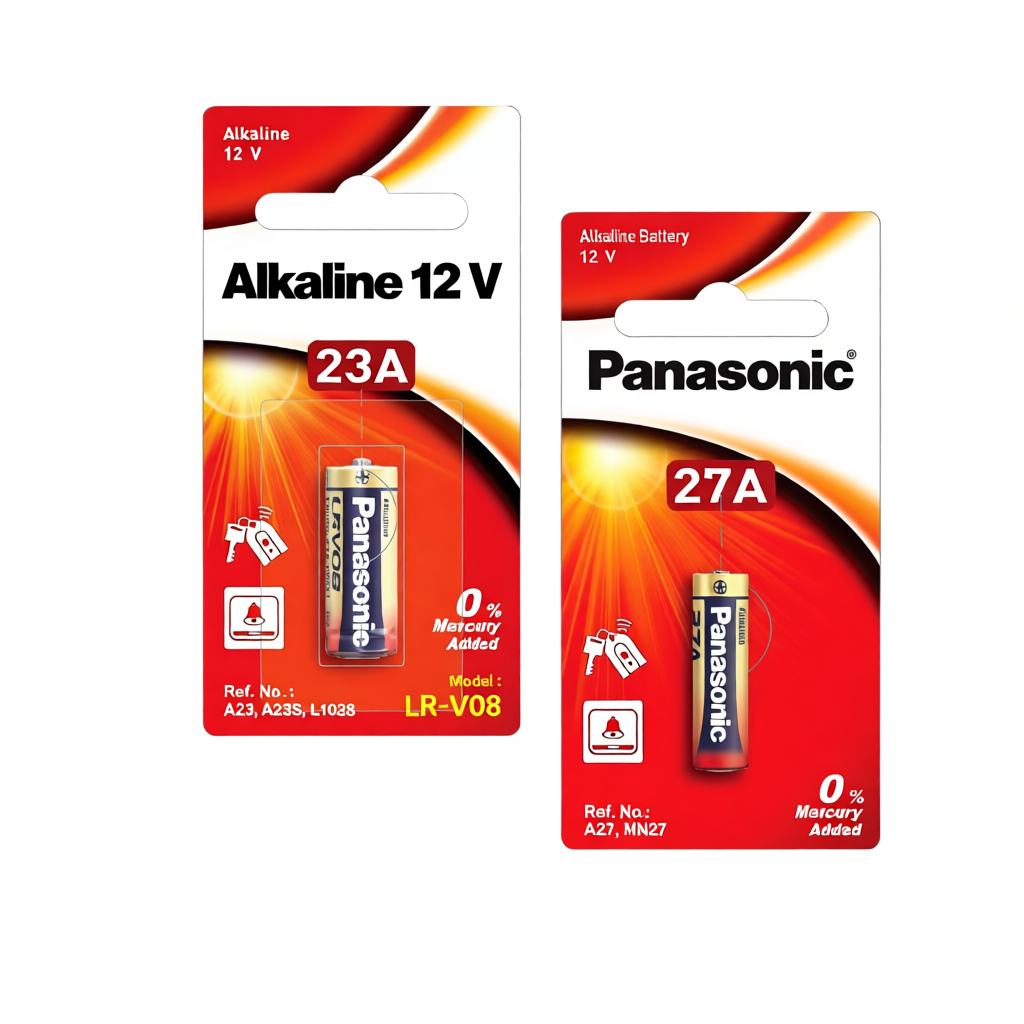 ถ่านอัลคาไลน์ PANASONIC 23A/27A 1 ก้อน/แพ็ค LR-V08 LRV27A
