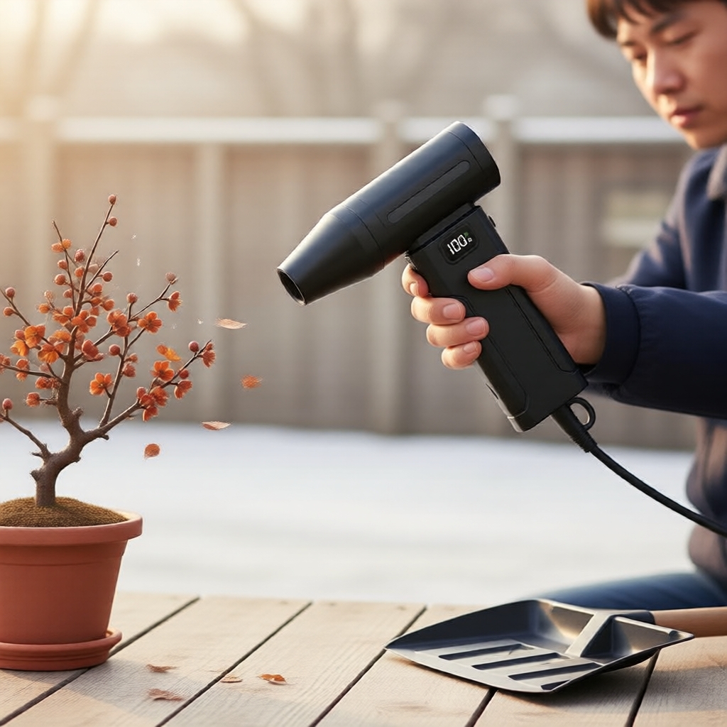 พัดลมเจ็ทเทอร์โบไร้แปรงถ่าน 8 สปีด 150000 รอบต่อนาที แบตเตอรี่ 6000mAh เครื่องเป่าฝุ่นลมแบบพกพา ขนาด