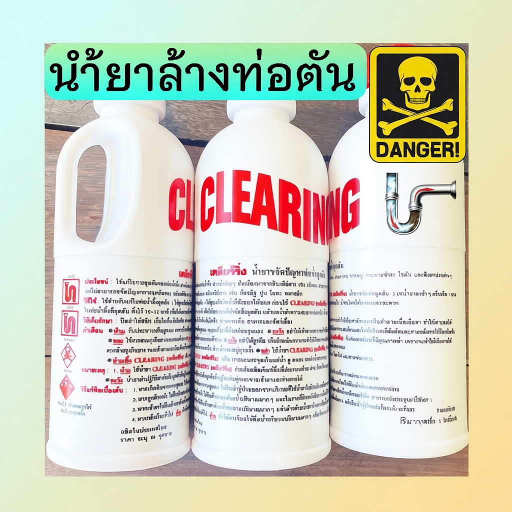 Clearing น้ำยาล้างท่อตัน 500cc