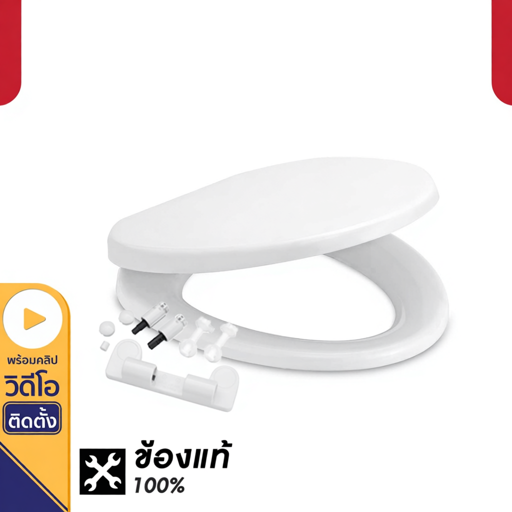 Cotto C90055(HM) ทรงกลมO ฝารองนั่งชักโครก Soft closed