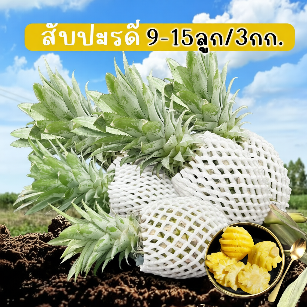 สับปะรดภูแล Oishi-Fresh หวานสดใหม่จากสวน