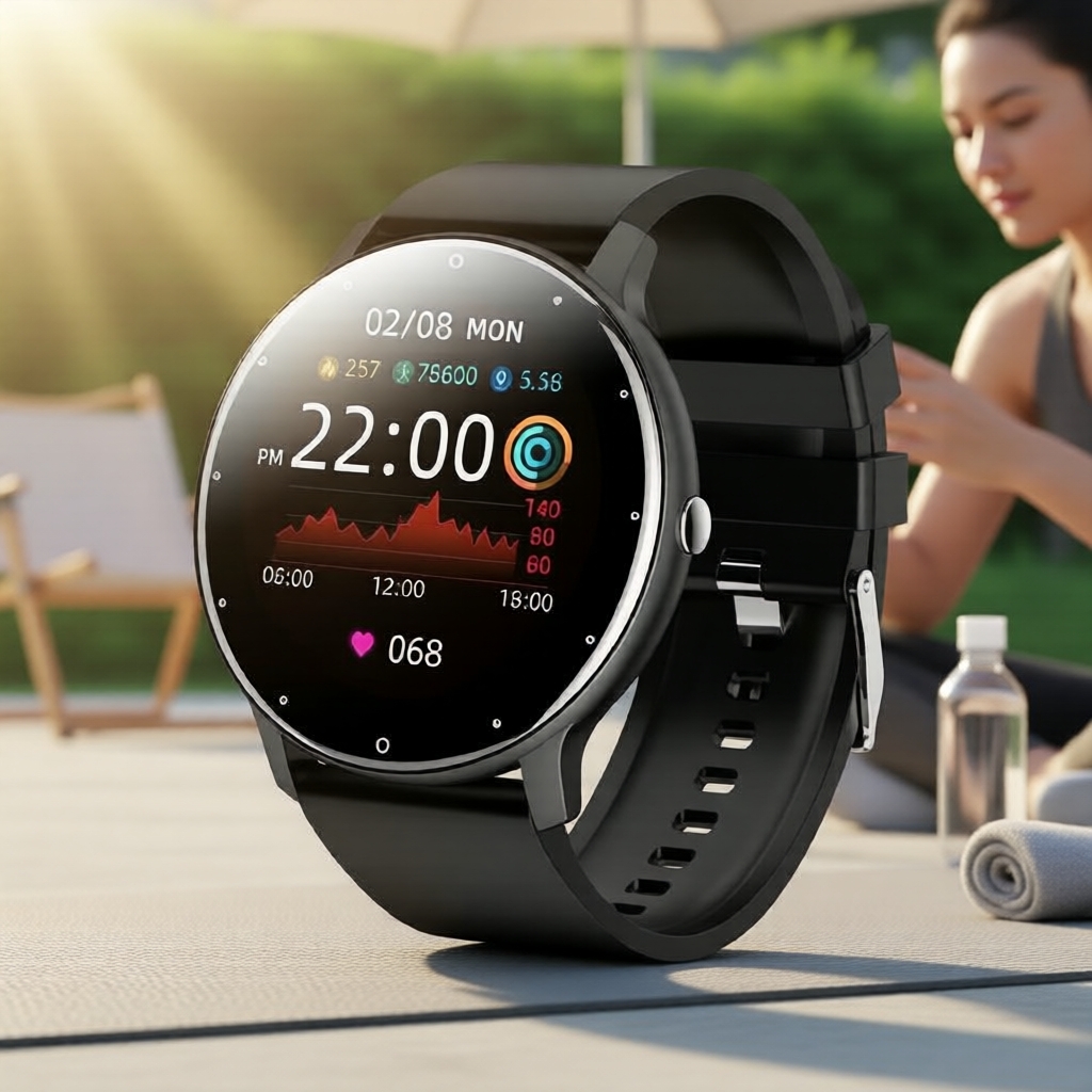 สมาร์ทวอทช์ ZL02D Pro หน้าจอกลม – บลูทูธ กันน้ํา รุ่นใหม่ปี 2026