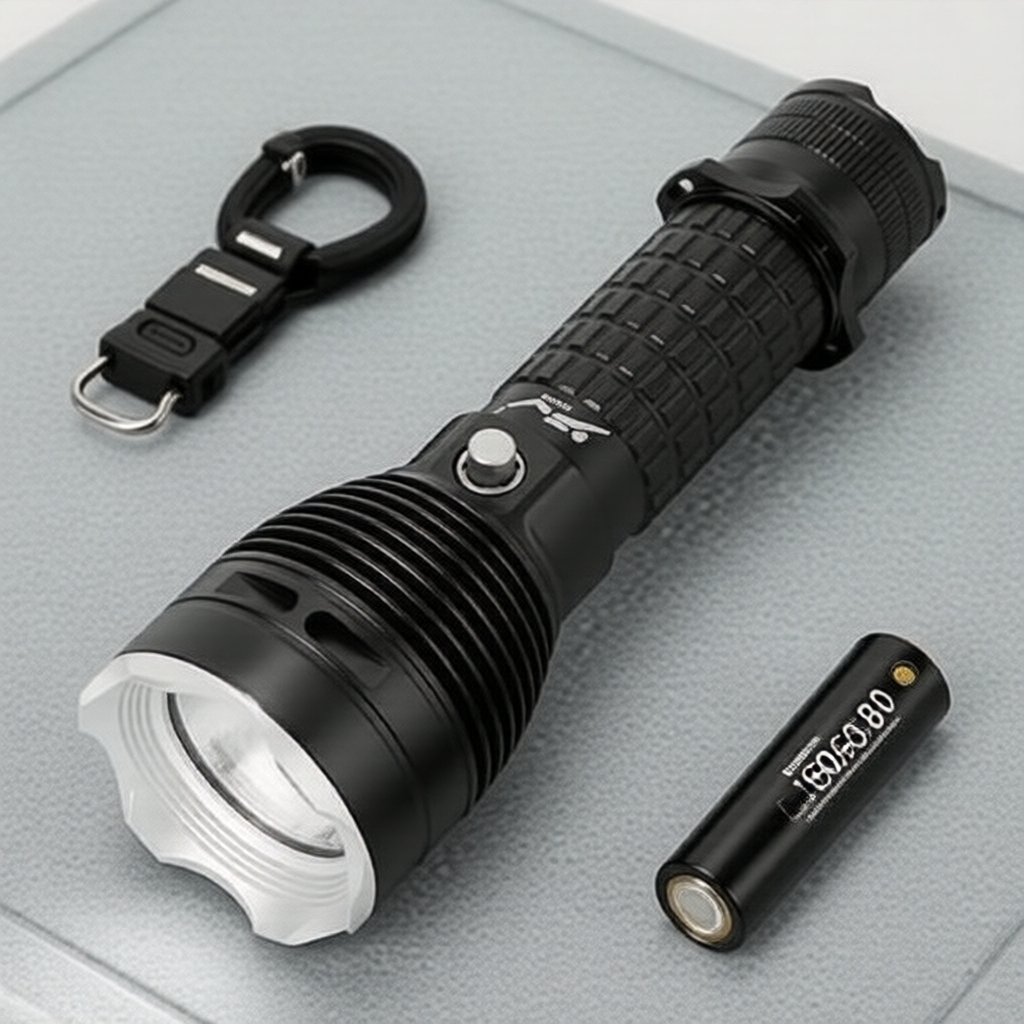 ไฟฉายดําน้ํากันน้ํา LED XHP70 HaixnFire 7000 ลูเมน สําหรับดําน้ําลึกและกิจกรรมตั้งแคมป์
