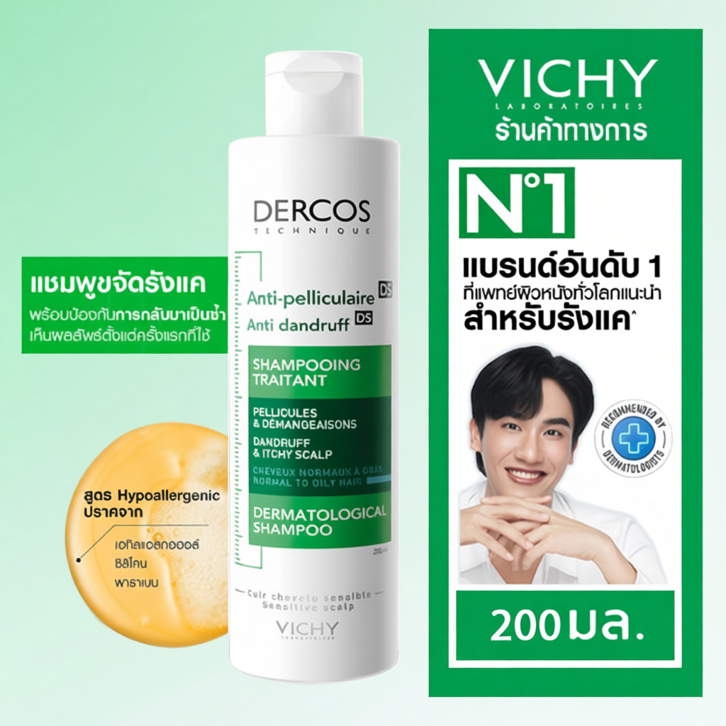แชมพูขจัดรังแคVICHY DERCOS