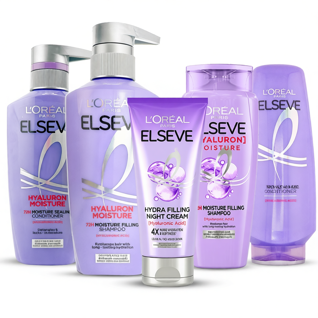 L’OREAL Paris Elseve Hyaluron Moisture Shampoo /Conditioner /Night Cream
