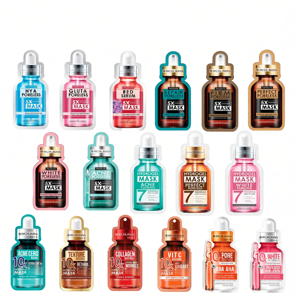 Rojukiss Premium 5X Intensive, Hydrogel Mask มาส์กหน้า เซรั่ม x5