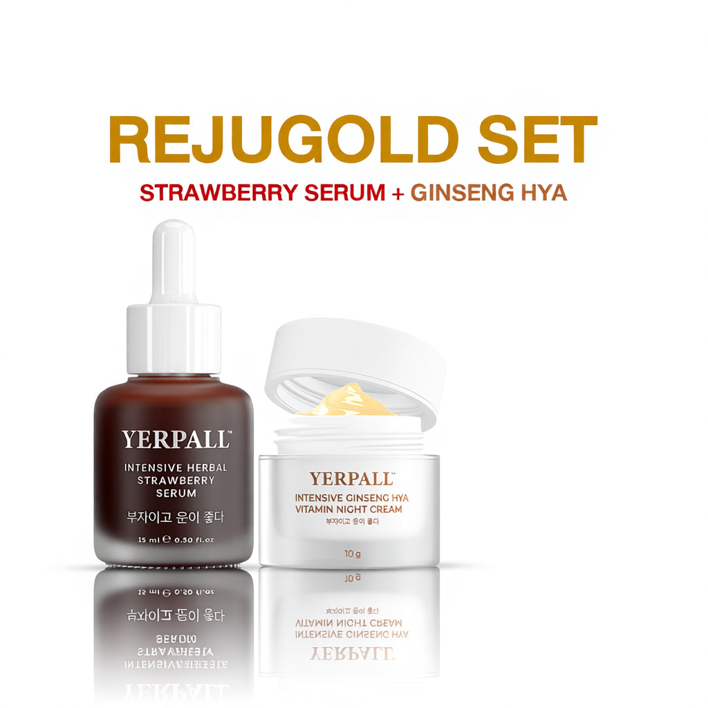 Yerpall เซตรีจูโกลว์ โสมHya+เซรั่มสตอ Yerpall บำรุงผิวอย่างดี ชุ่มชื้นเนียนใสครบสูตร