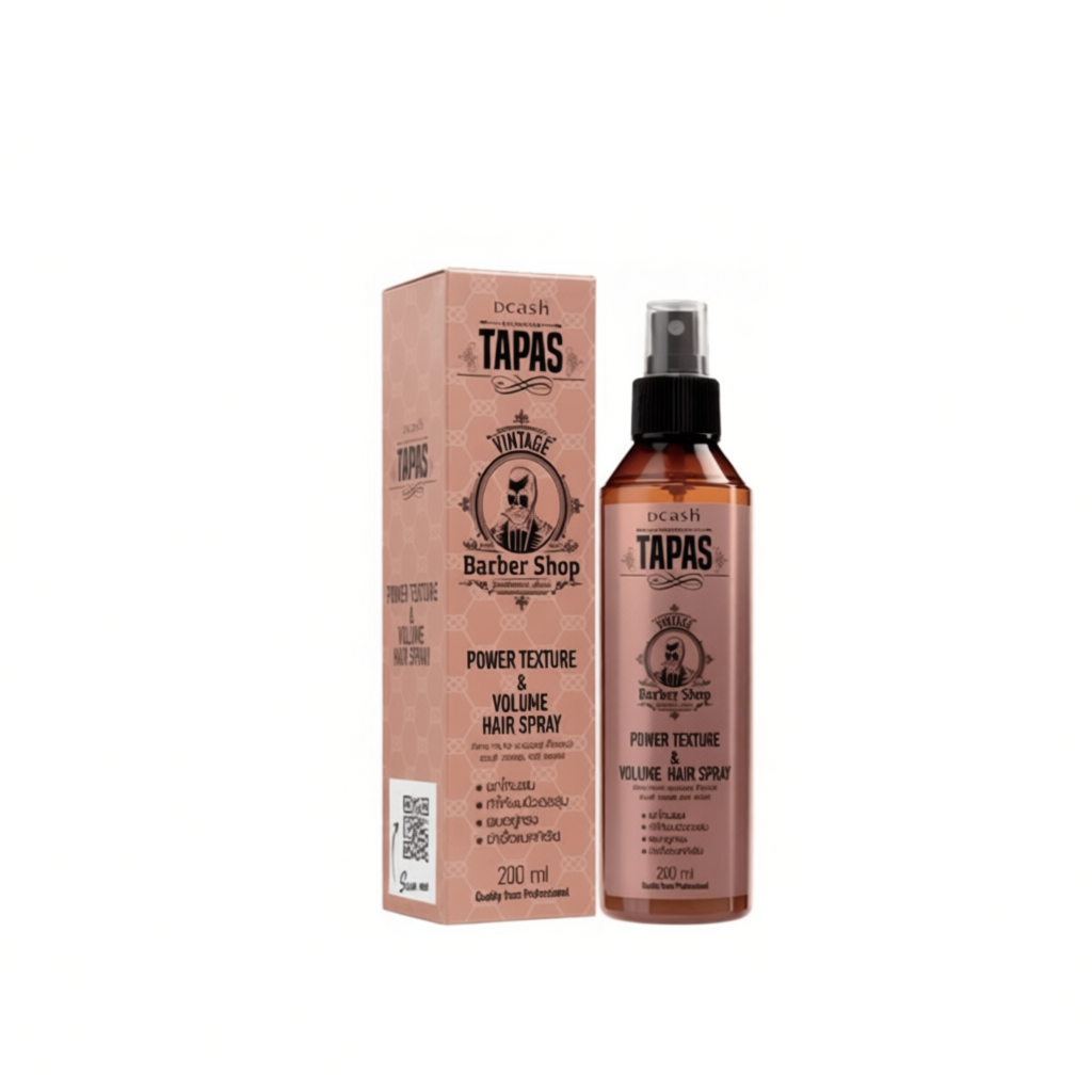 สเปรย์ยกโคน Dcash Tapas Power Texture & Volume Hair Spray 200ml