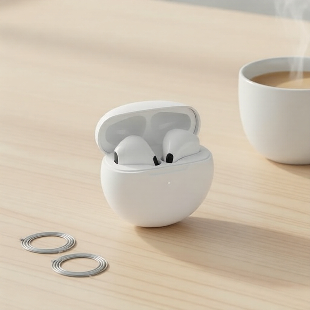 หูฟังไร้สาย Pro6 TWS บลูทูธ สําหรับออกกําลังกาย มีไมค์ เสียง HiFi HD สเตอริโอ
